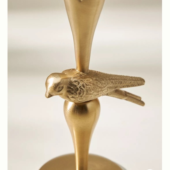 Anthropologie "Marizia Sparrow Candleholder in Bronze" - Picture 5 of 5